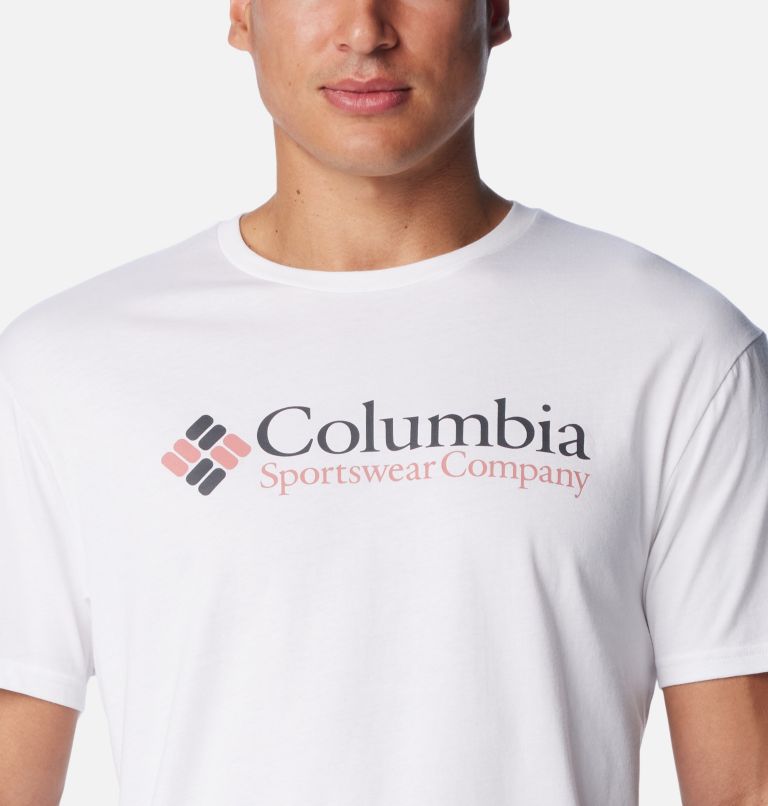 Men’s CSC Basic Logo T-Shirt, Color: White, CSC Retro Logo, image 4