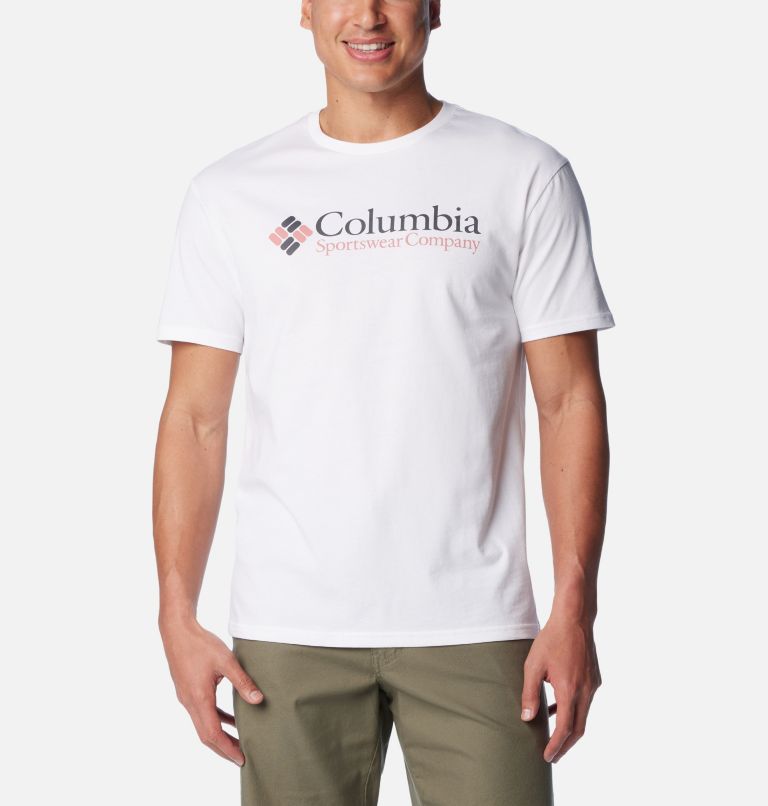Men’s CSC Basic Logo T-Shirt, Color: White, CSC Retro Logo, image 1
