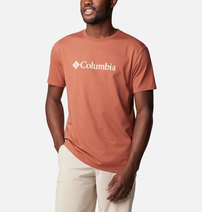 Men’s CSC Basic Logo T-Shirt, Color: Auburn, Dark Stone CSC Branded, image 5