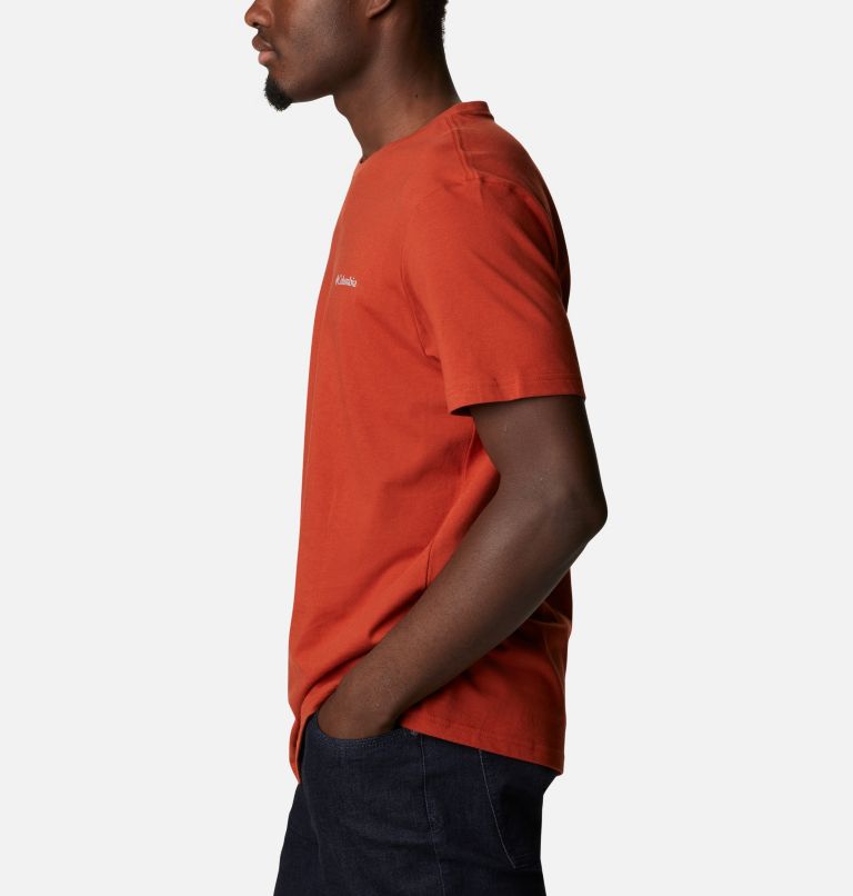 Men’s CSC Basic Logo T-Shirt, Color: Dark Sienna Vertical, image 3