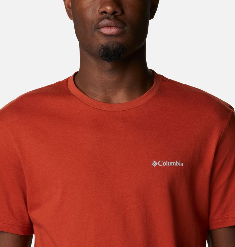 Men’s CSC Basic Logo T-Shirt, Color: Dark Sienna Vertical, image 4