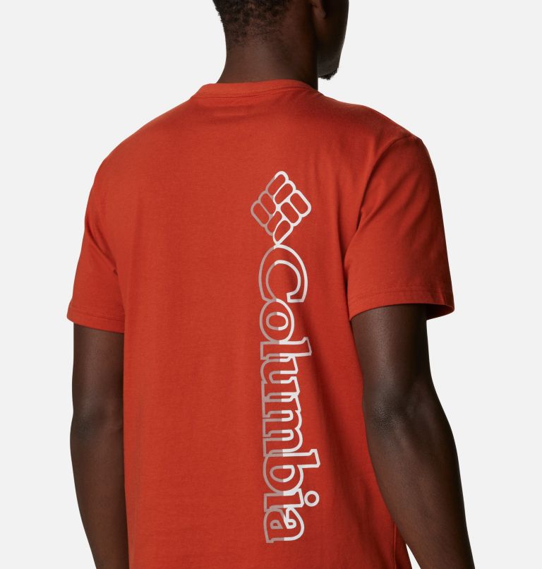 Men’s CSC Basic Logo T-Shirt, Color: Dark Sienna Vertical, image 5