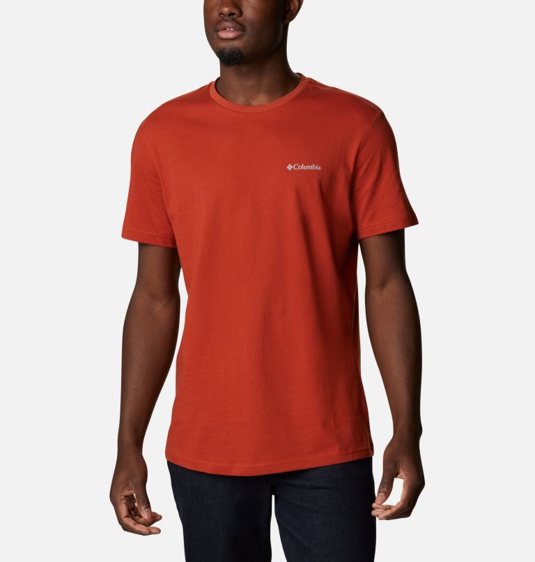 Men’s CSC Basic Logo T-Shirt, Color: Dark Sienna Vertical, image 1