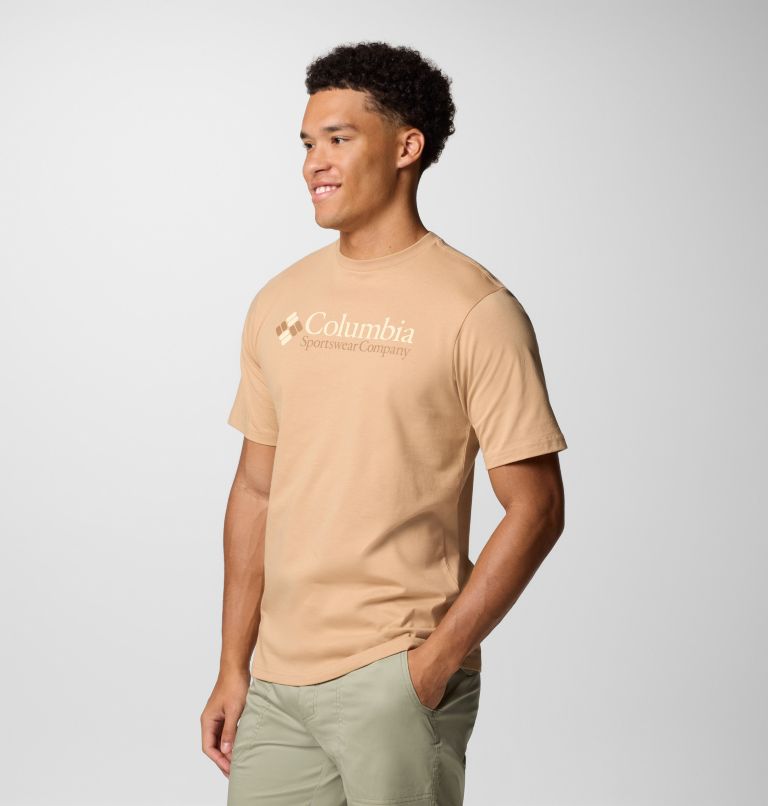 T-shirt CSC Basic Logo II Homme , Color: Canoe, CSC Retro Logo, image 3