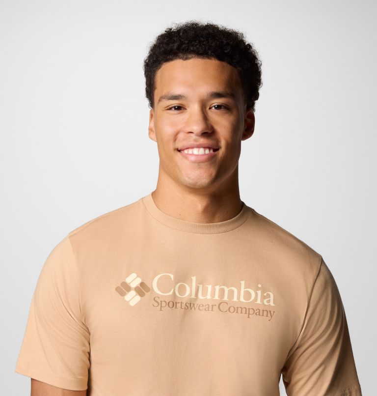 T-shirt CSC Basic Logo II Homme , Color: Canoe, CSC Retro Logo, image 4