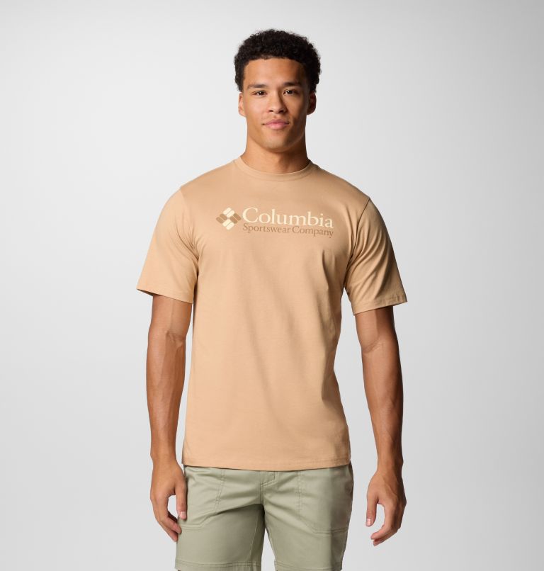 T-shirt CSC Basic Logo II Homme , Color: Canoe, CSC Retro Logo, image 1