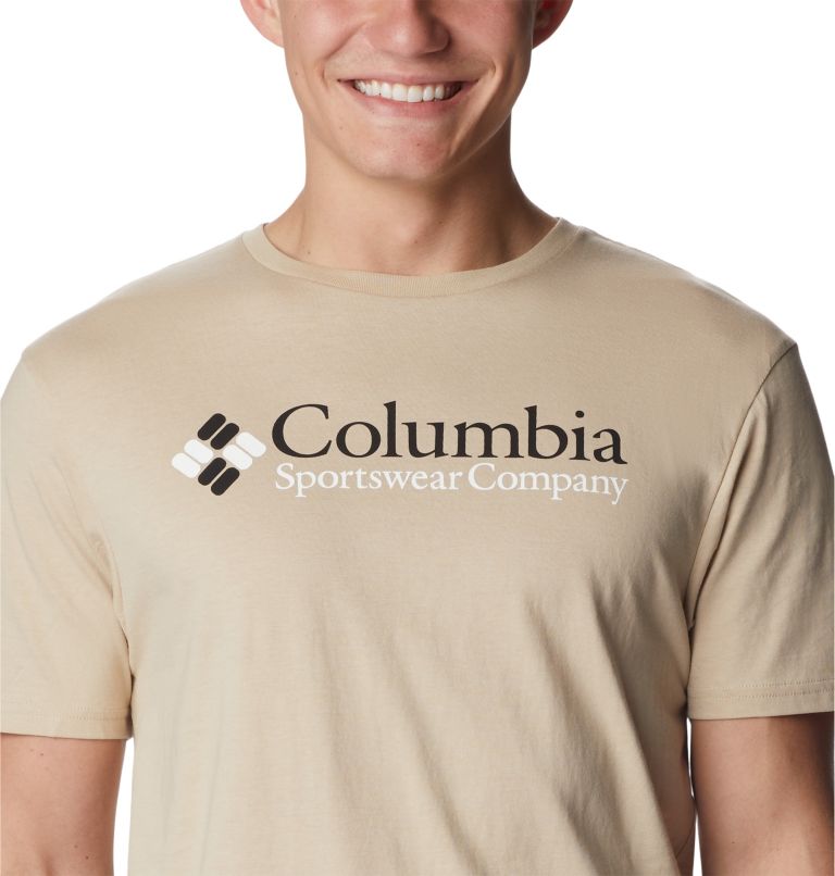 Thumbnail: Camiseta CSC Basic Logo para hombre, Color: Ancient Fossil, CSC Retro Logo, image 3