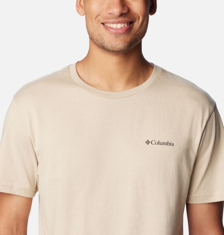 Camiseta CSC Basic Logo para hombre, Color: Ancient Fossil, LC CSC Branded Graphic, image 4