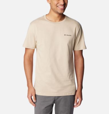 Columbia Men's Arch Logo Black Bear Graphic T-Shirt, White, Cotton