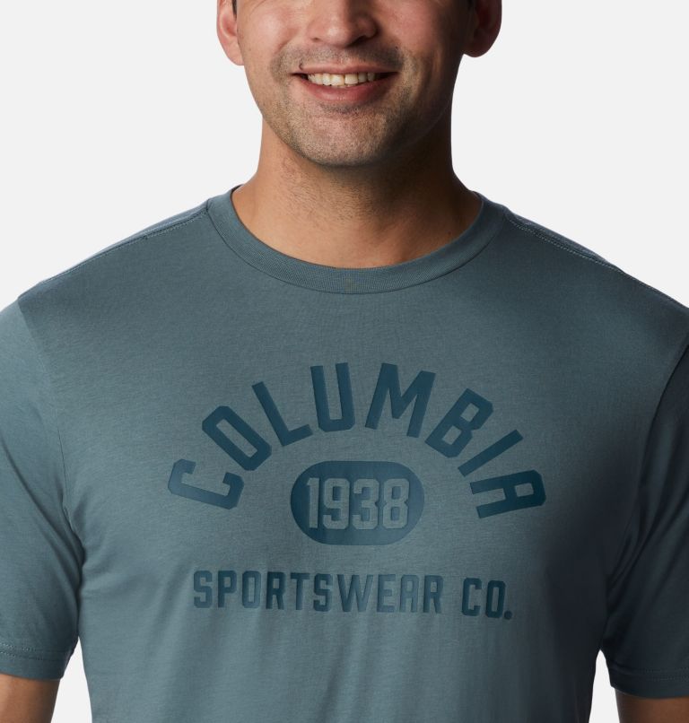 CSC Basic Logo Short Sleeve | 349 | M, Color: Metal, College Life Graphic, image 4