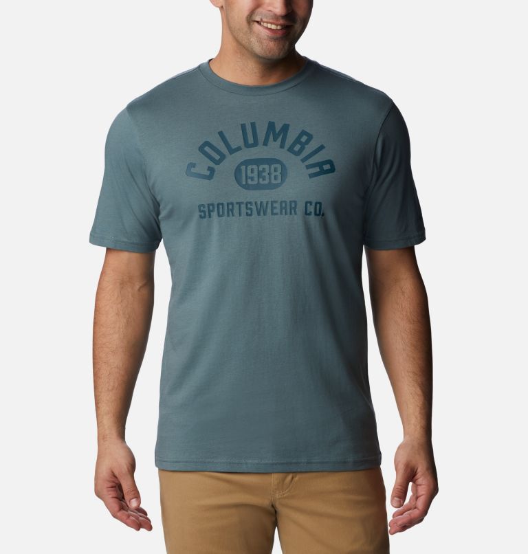 CSC Basic Logo Short Sleeve | 349 | M, Color: Metal, College Life Graphic, image 1
