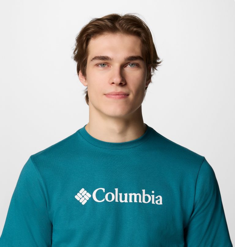 T-shirt CSC Basic Logo II Homme , Color: River Blue, CSC Branded, image 4