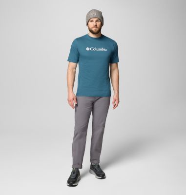 CSC Basic Logo Short Sleeve, Color: Everblue, Gem Columbia 9in, image 20