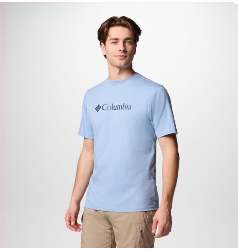 Camiseta CSC Basic Logo para hombre, Color: Ripple Blue, CSC Branded, image 3