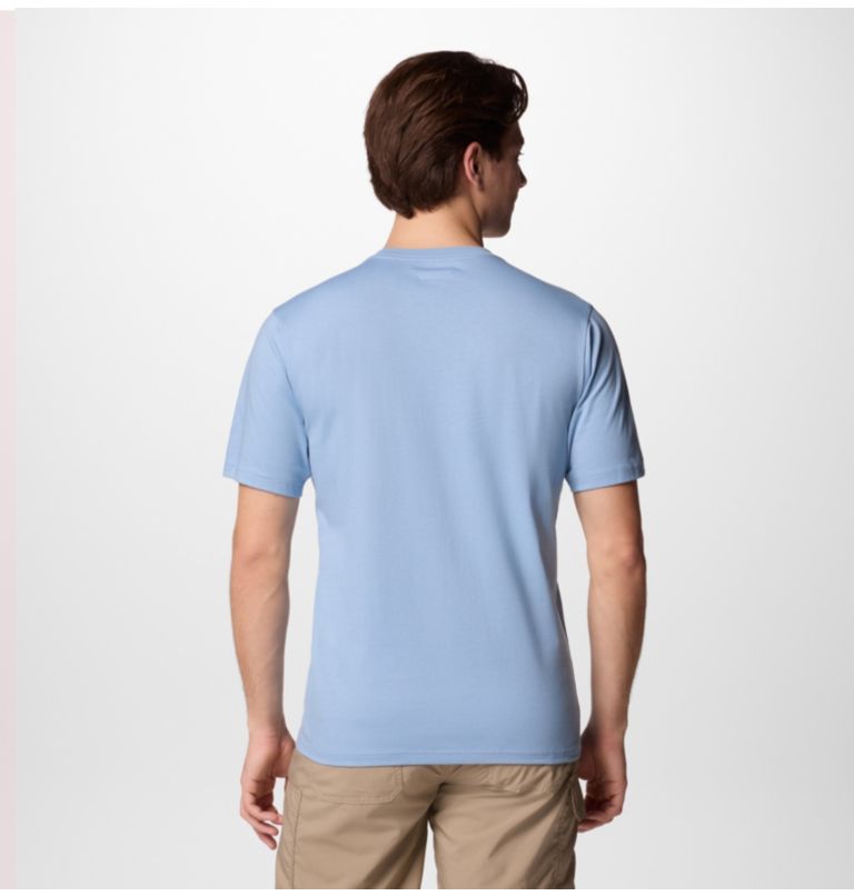 Camiseta CSC Basic Logo para hombre, Color: Ripple Blue, CSC Branded, image 2