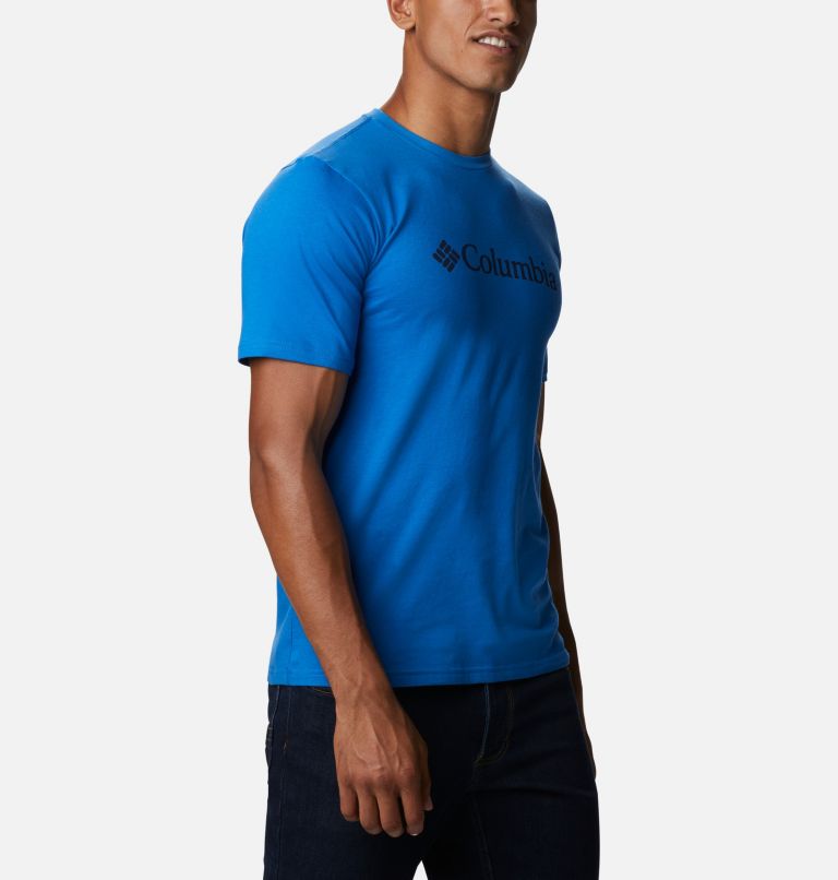 Men’s CSC Basic Logo T-Shirt, Color: Bright Indigo Logo, image 5