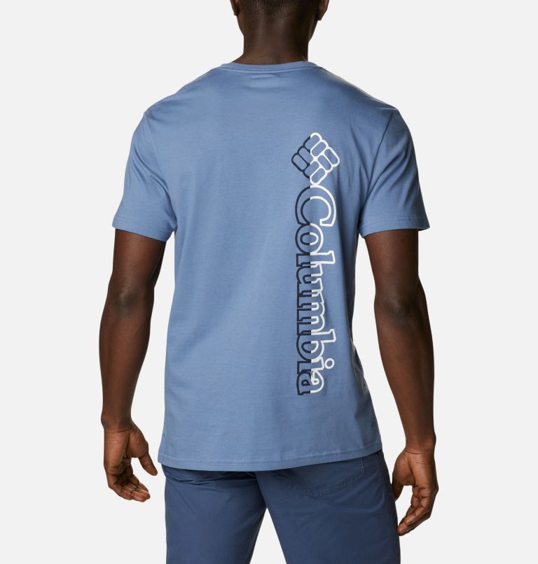 Men’s CSC Basic Logo T-Shirt, Color: Bluestone Vertical, image 2