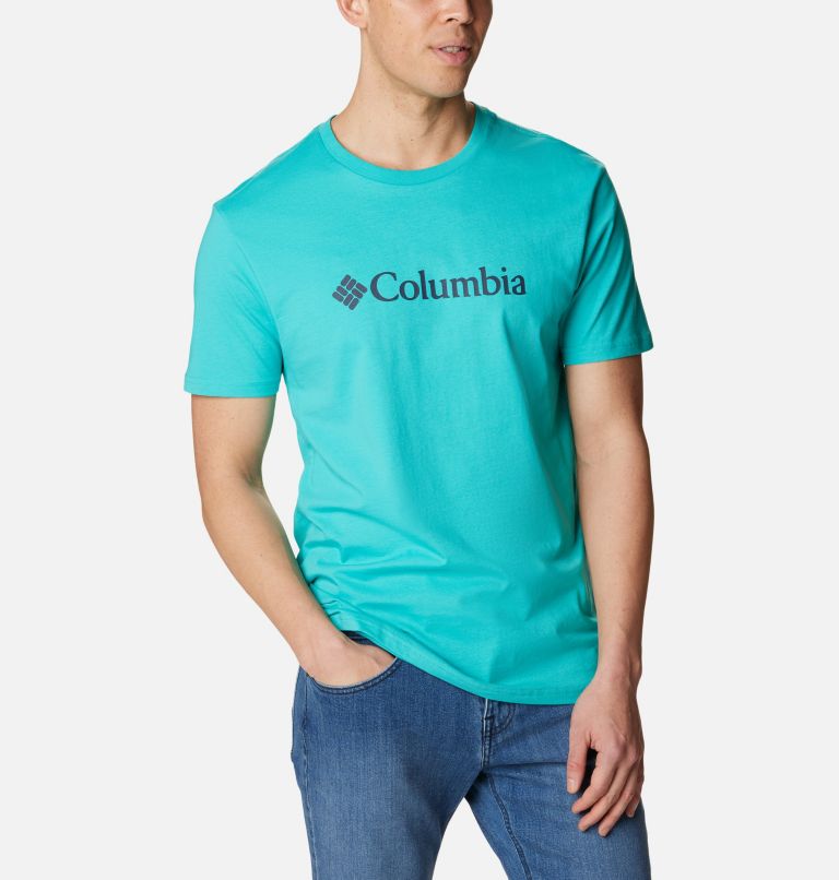 Thumbnail: Camiseta CSC Basic Logo para hombre, Color: Bright Aqua, CSC Branded Graphic, image 5