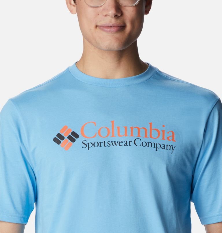 Thumbnail: Camiseta CSC Basic Logo para hombre, Color: Vista Blue, CSC Retro Logo Graphic, image 4