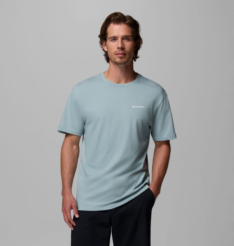 Camiseta CSC Basic Logo para hombre, Color: Crushed Blue, LC Gem Columbia, image 1