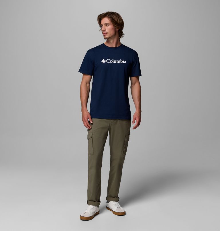 Men’s CSC Basic Logo T-Shirt, Color: Collegiate Navy, White, image 2