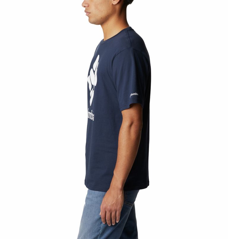 T-shirt CSC Basic Logo II Homme , Color: Collegiate Navy, CSC Stacked Logo, image 3