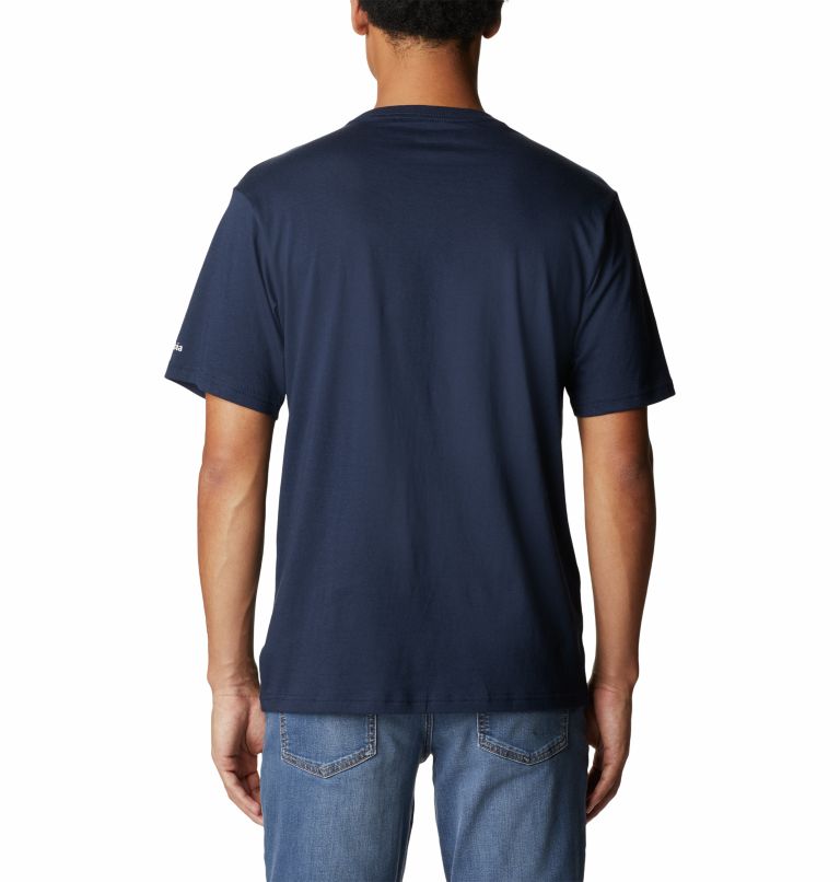 T-shirt CSC Basic Logo II Homme , Color: Collegiate Navy, CSC Stacked Logo, image 2