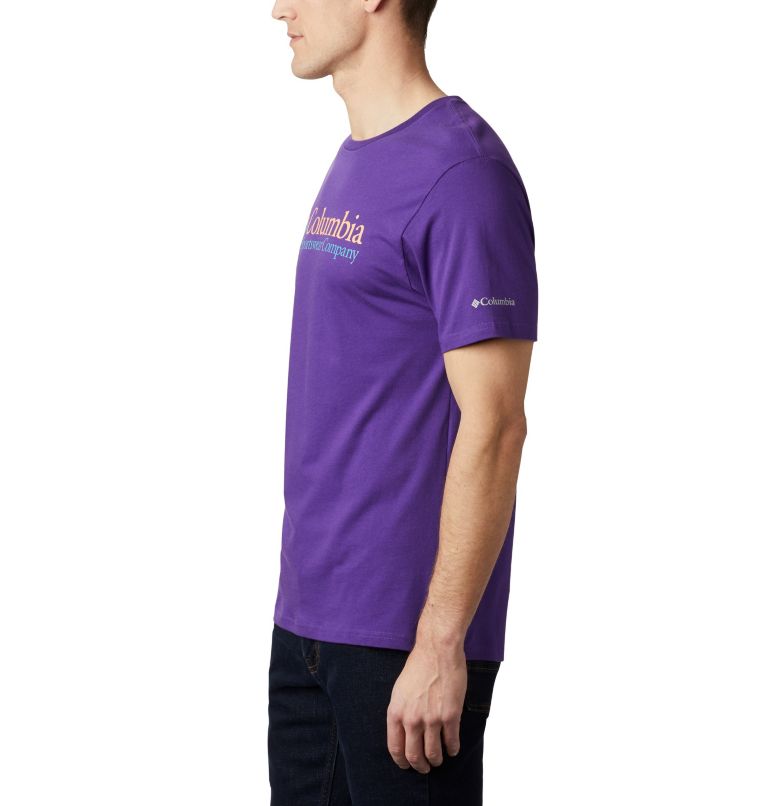 CSC Basic Logo&trade; Short Sleeve | 517 | L Men&rsquo;s CSC Basic Logo&trade; Tee, Vivid Purple Icon, a1