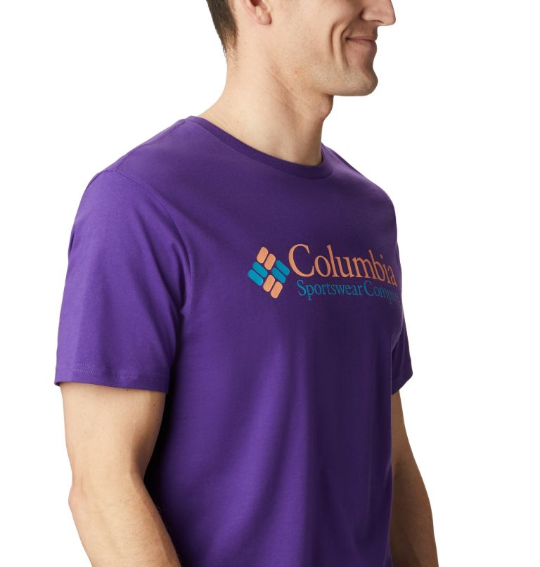 CSC Basic Logo&trade; Short Sleeve | 517 | L Men&rsquo;s CSC Basic Logo&trade; Tee, Vivid Purple Icon, a3