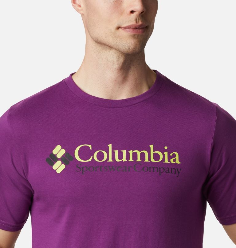 CSC Basic Logo&trade; Short Sleeve | 575 | M Men&rsquo;s CSC Basic Logo&trade; Tee, Plum CSC Brand Retro, a2