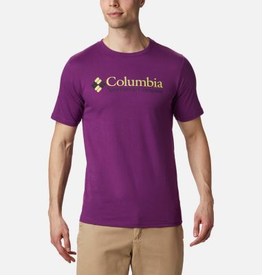 Men&rsquo;s CSC Basic Logo&trade; Tee CSC Basic Logo&trade; Short Sleeve | 015 | S, Plum CSC Brand Retro, front