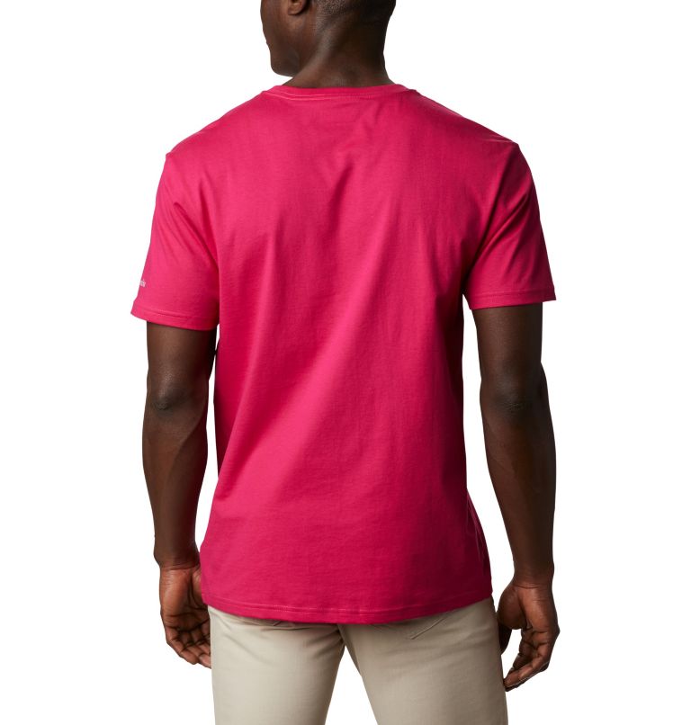 CSC Basic Logo&trade; Short Sleeve | 612 | XXL Men&rsquo;s CSC Basic Logo&trade; Tee, Cactus Pink Icon, back