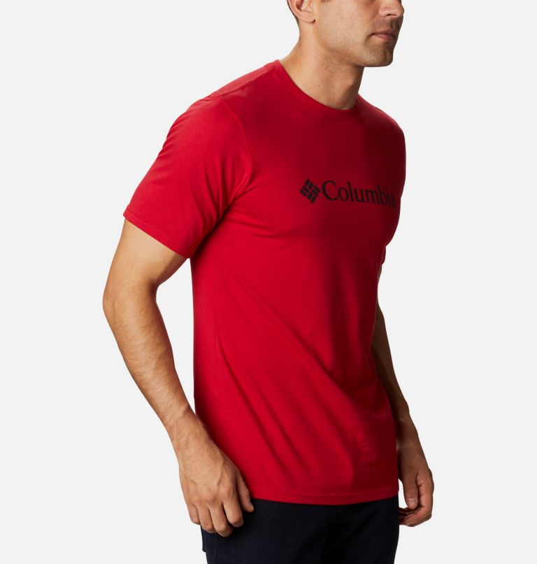 Thumbnail: T-shirt CSC Basic Logo II Homme , Color: Mountain Red, image 5