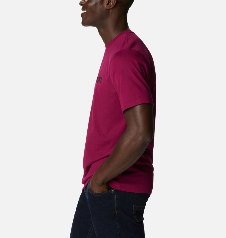 Thumbnail: T-shirt CSC Basic Logo II Homme , Color: Red Onion, image 3