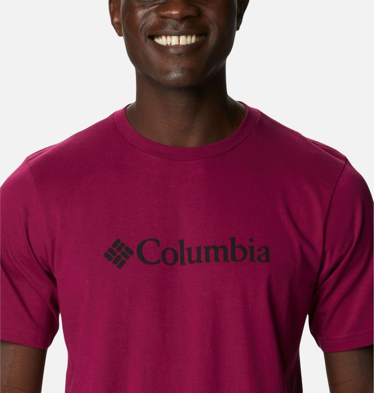 Thumbnail: T-shirt CSC Basic Logo II Homme , Color: Red Onion, image 4