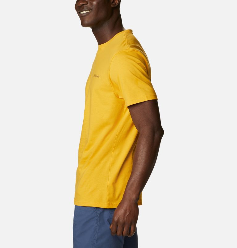 CSC Basic Logo&trade; Short Sleeve | 790 | S Men&rsquo;s CSC Basic Logo&trade; Tee, Bright Gold Vertical, a1