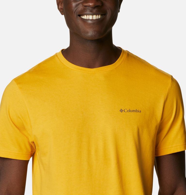 CSC Basic Logo&trade; Short Sleeve | 790 | S Men&rsquo;s CSC Basic Logo&trade; Tee, Bright Gold Vertical, a2