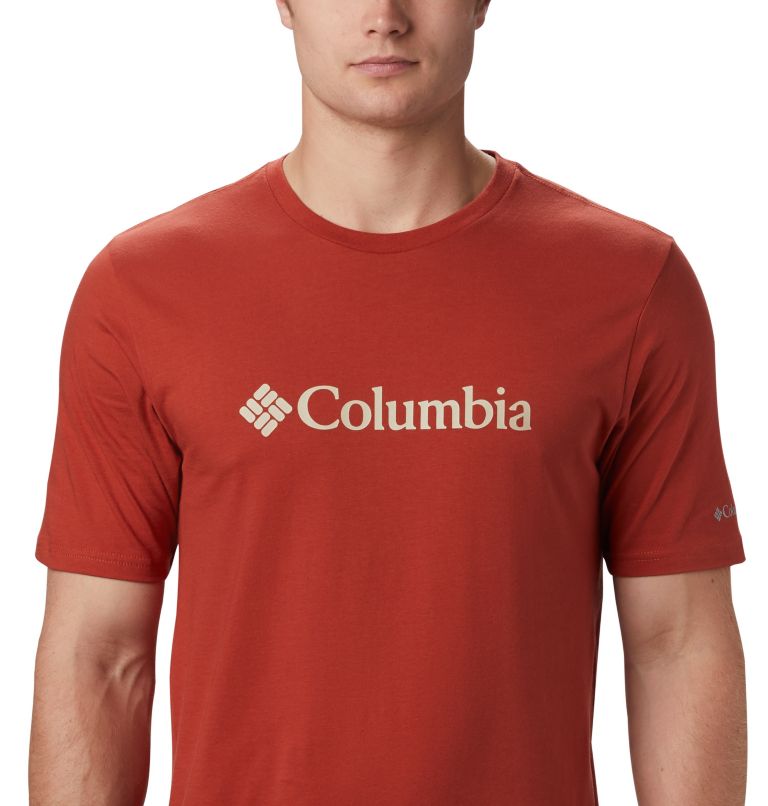 CSC Basic Logo&trade; Short Sleeve | 835 | M Men&rsquo;s CSC Basic Logo&trade; Tee, Carnelian Red, a1