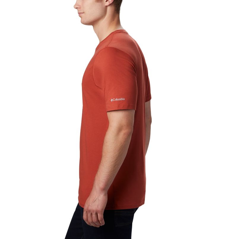 CSC Basic Logo&trade; Short Sleeve | 835 | M Men&rsquo;s CSC Basic Logo&trade; Tee, Carnelian Red, a2