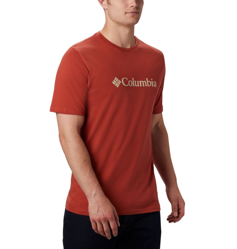 CSC Basic Logo&trade; Short Sleeve | 835 | M Men&rsquo;s CSC Basic Logo&trade; Tee, Carnelian Red, a3
