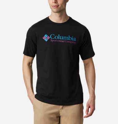 Men's CSC Basic Logo&trade; Short Sleeve Shirt - Big CSC Basic Logo&trade; Short Sleeve | 015 | 3X, Black, CSC Brand Retro, front