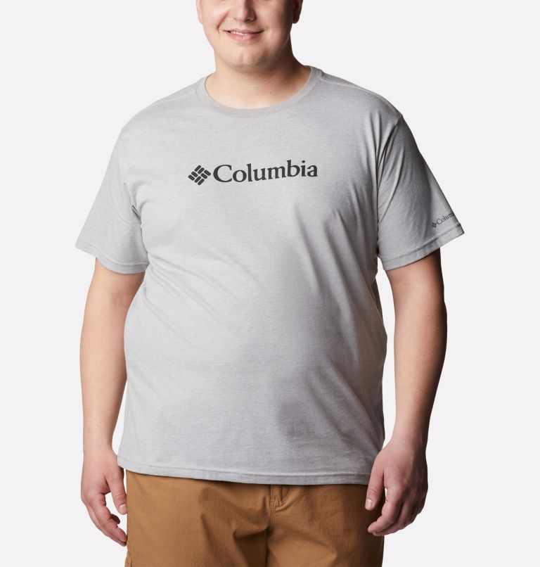 Thumbnail: Men's CSC Basic Logo T-shirt – Extended Size, Color: Columbia Grey Heather, image 1