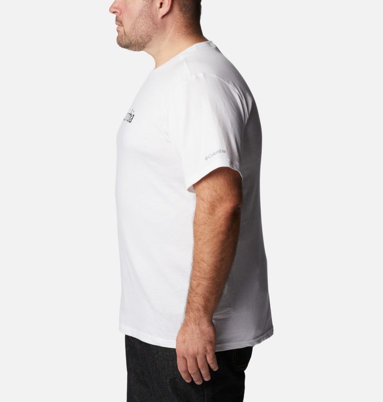 Thumbnail: Men's CSC Basic Logo T-shirt – Extended Size, Color: White, image 3