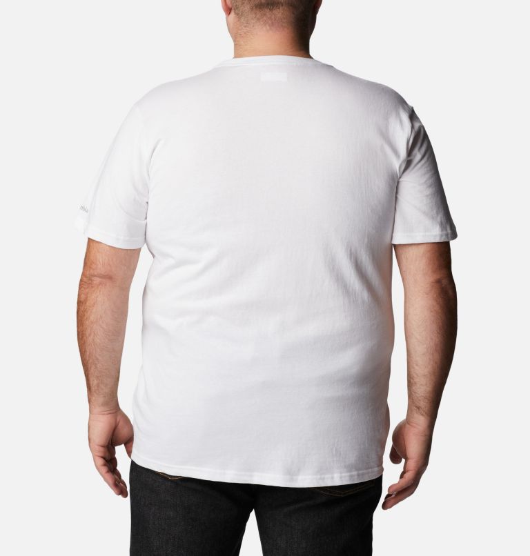 Thumbnail: Men's CSC Basic Logo T-shirt – Extended Size, Color: White, image 2