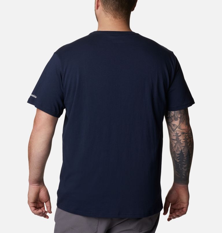 T-shirt CSC Basic Logo homme – Grande Taille, Color: Collegiate Navy, CSC Stacked Logo