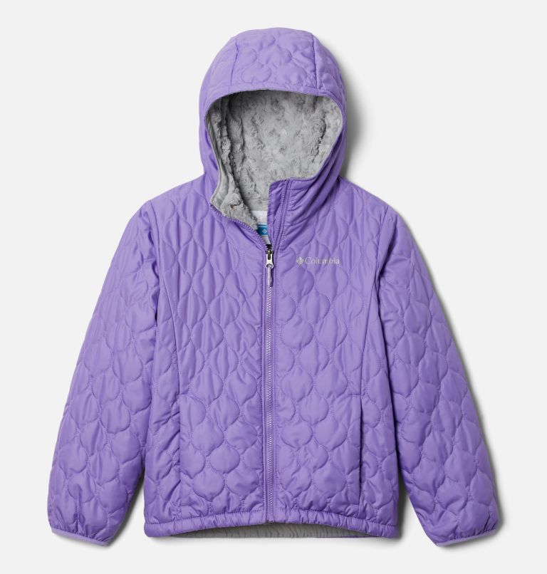 Thumbnail: Girls' Bella Plush Jacket, Color: Paisley Purple, image 1