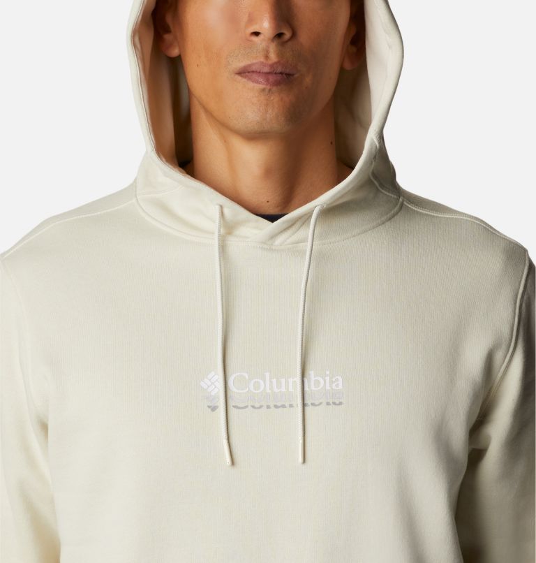 Men's CSC Basic Logo II Hoodie, Color: Chalk, Ripples Graphic, image 4