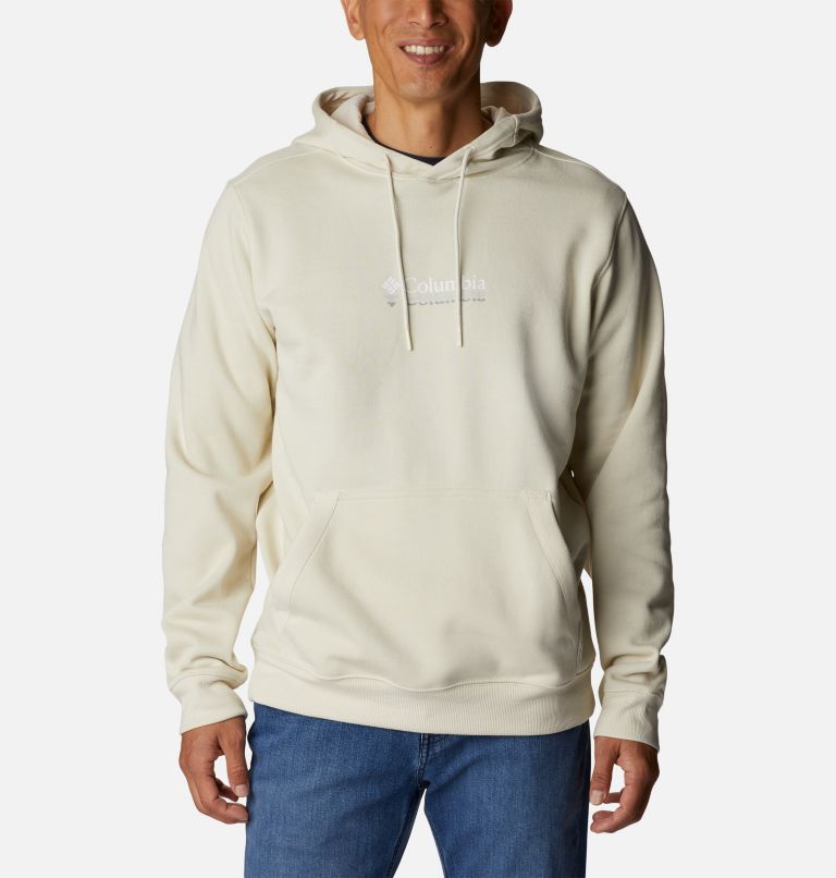 Men's CSC Basic Logo II Hoodie, Color: Chalk, Ripples Graphic, image 1