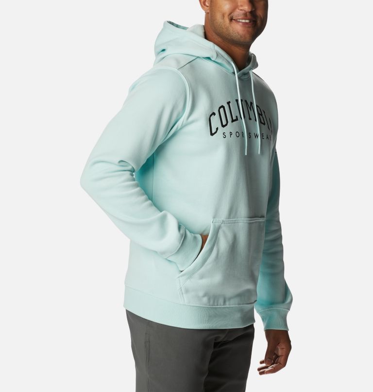 Thumbnail: Men's CSC Basic Logo II Hoodie, Color: Icy Morn, Heather, image 5