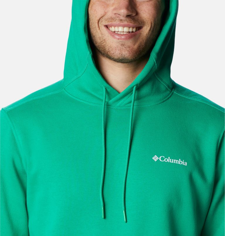 Men's CSC Basic Logo II Hoodie, Color: Dark Lime, Local Script Back, image 4